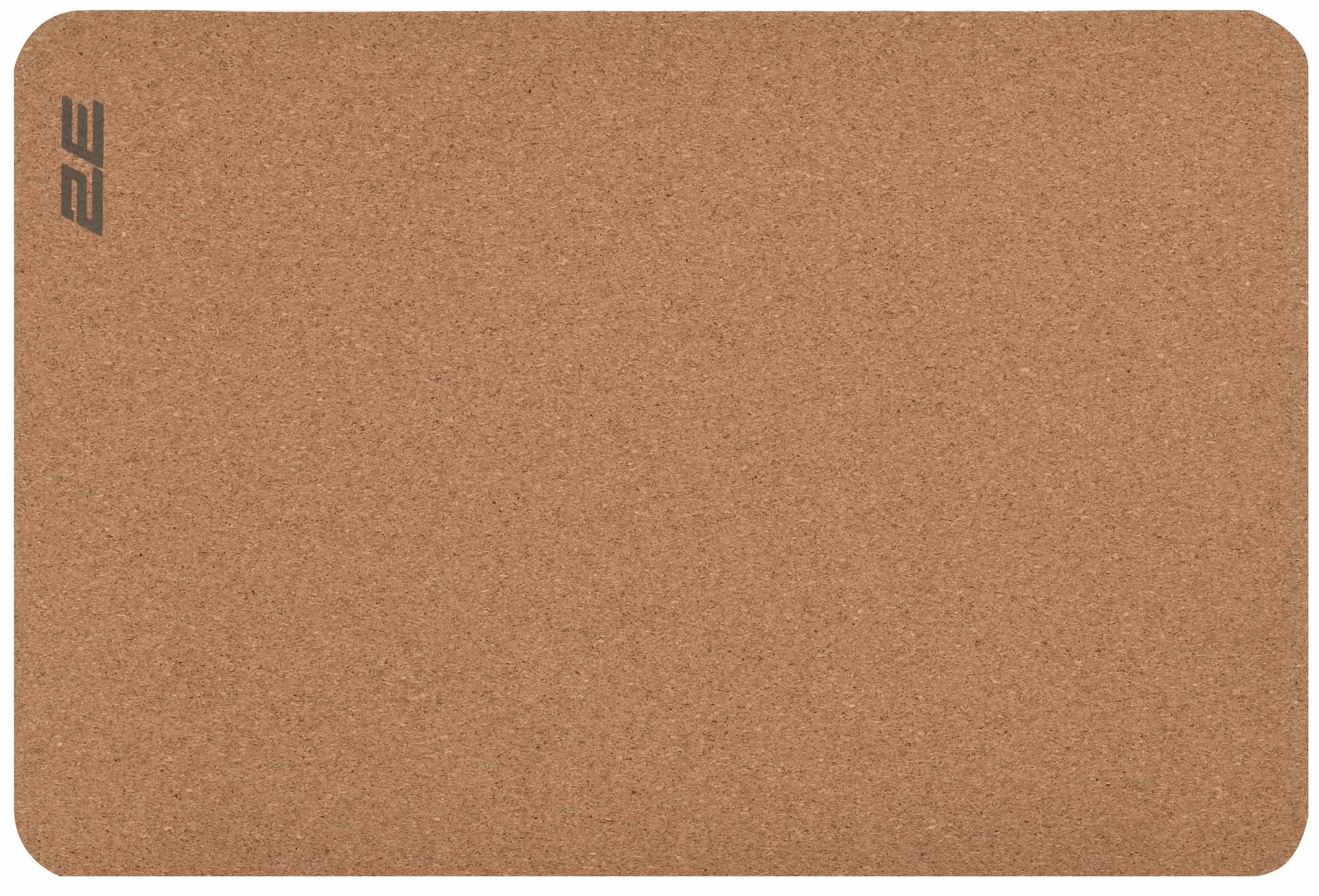 2E CORK pelės kilimėlis, S (300 × 200 × 2 mm), rudas